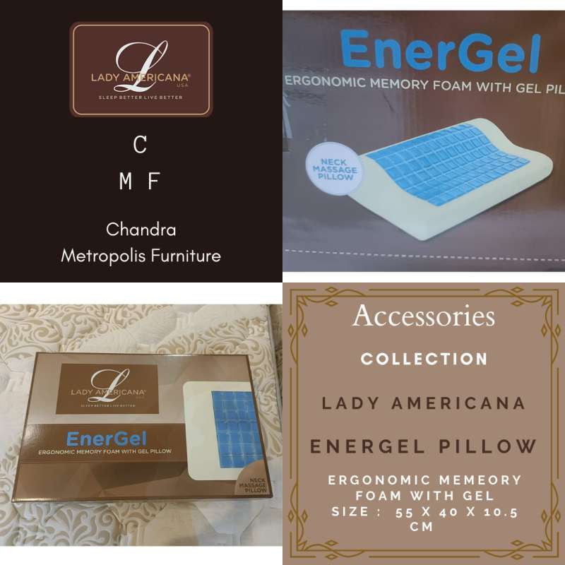 Promo Lady Americana Energel Pillow Bantal Memory Foam Lady Americana Diskon 50 Di Seller Chandra Metropolis Furniture Padasuka Kota Bandung Blibli