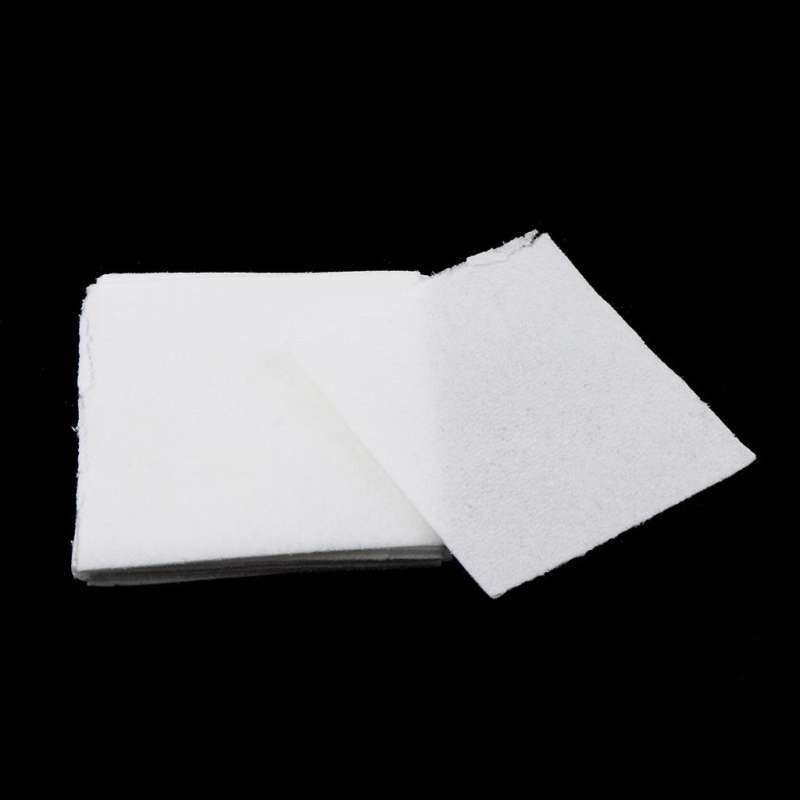 Square 7.5x7.5cm White dailymall 10 Sheet Ceramic Fiber Microwave Oven Glass Fusion Paper for 