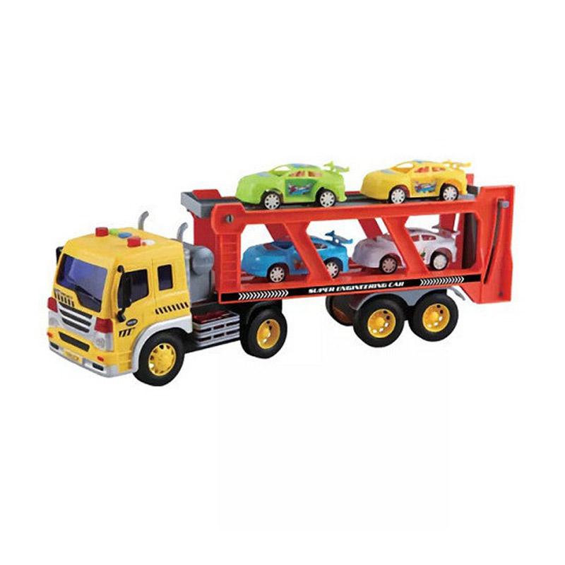 red toy tow truck