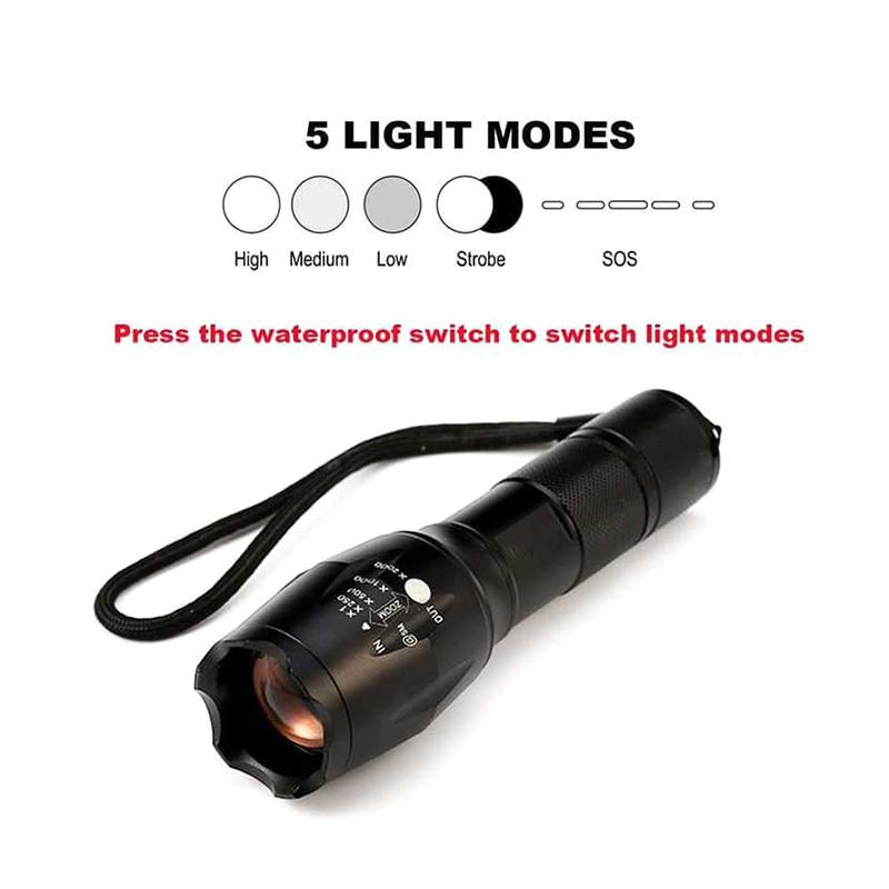 Jual Cree Xm L2 8000 Lumens Led E17 Baterai Charger Senter Murah Mei 2021 Blibli