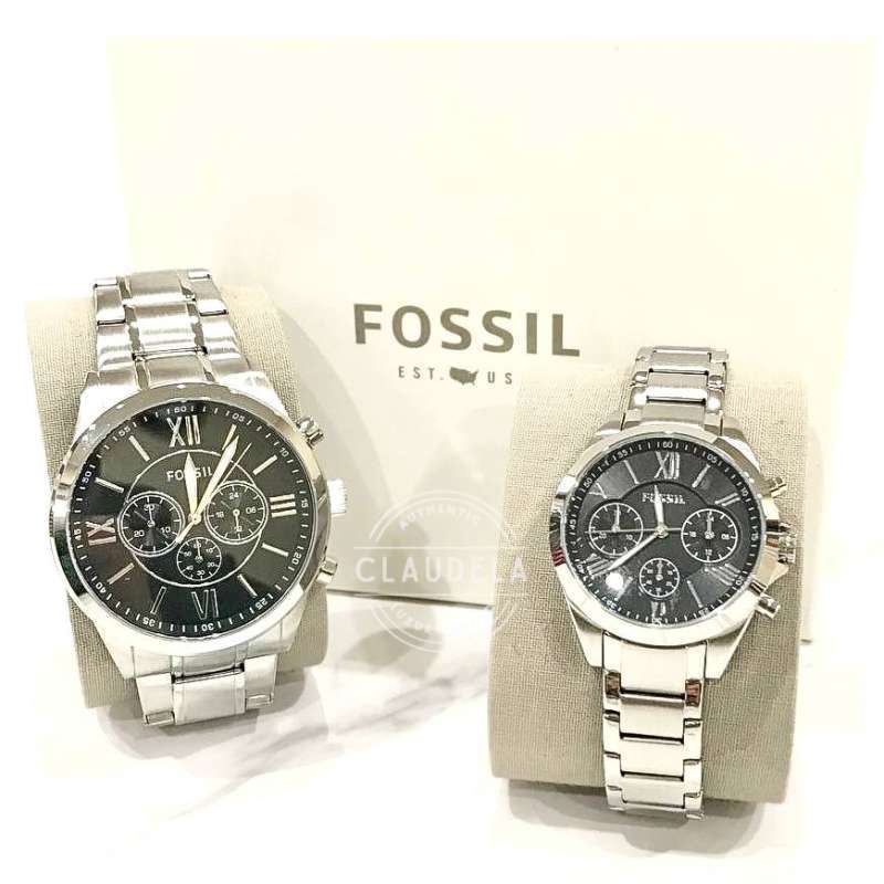 Jual FLASH SALE FOSSIL His and Her Chronograph Watches in