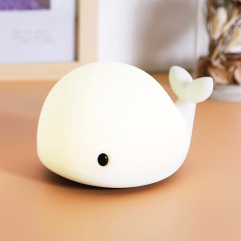 Jual Eds Cute Dolphin Style Touch Usb Rechargeable Children Night Light Baby Whale Multicolor Led Light Silicone Pat Lamp Online September 2020 Blibli Com
