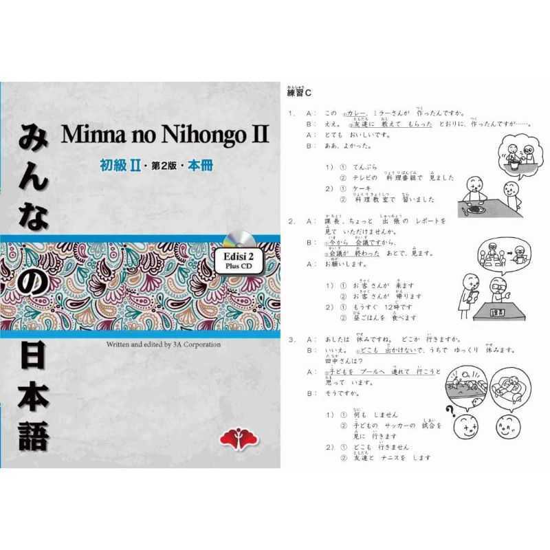 Jual Minna No Nihongo Ii Textbook Pdf Audio Video Di Seller Rafh Kota Cimahi Jawa Barat Blibli