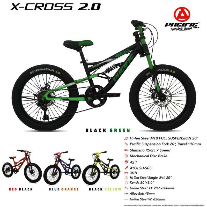Mtb pacific full suspension discount