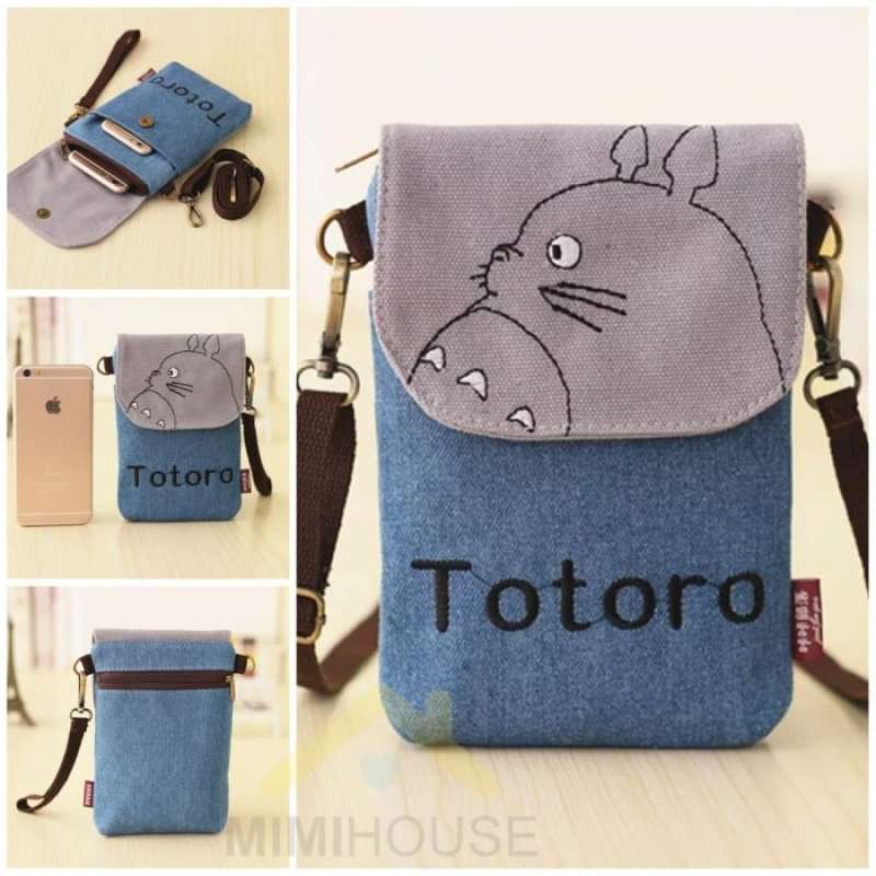 Tas Travel Selempang Mini Jean Jeans di 