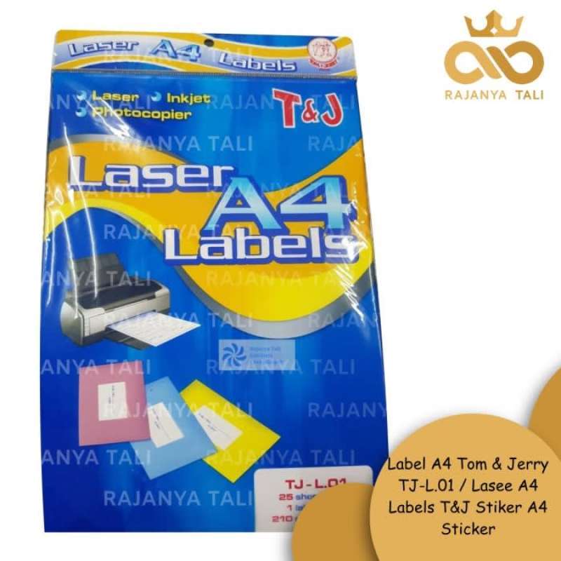 Jual Premium Label A4 Tom Jerry TJ-L.01 Lasee A4 Labels TJ ...
