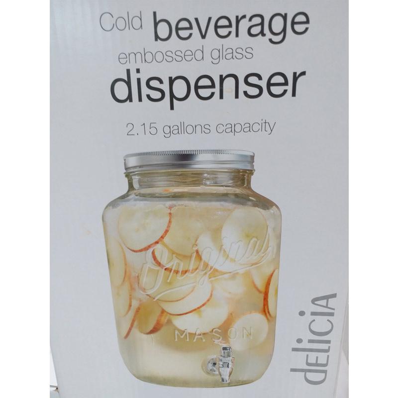 Jual Delicia Original Mason Jar Glass Tank Beverage Dispenser