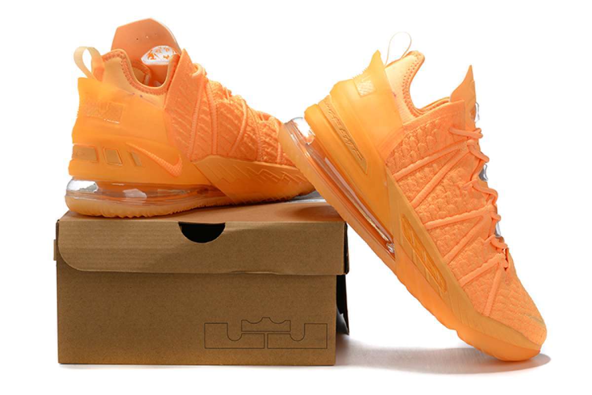 lebron 18 peach