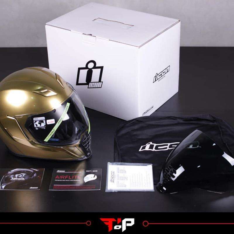 Jual Icon Airflite Mips Gold Jewel Helm 
