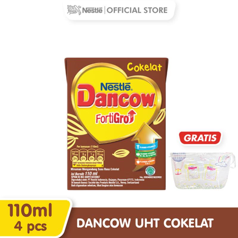 Jual Dancow Cokelat Minuman Susu Uht 110 Ml 4 Pcs Free Pouch Online November 2020 Blibli