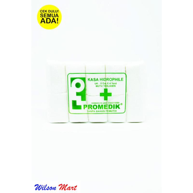 Jual Kasa Promedik Hidrofil Hidrophile Steril Isi 10 Lembar 5 Cm X 4 Yard Online November 2020 Blibli Com