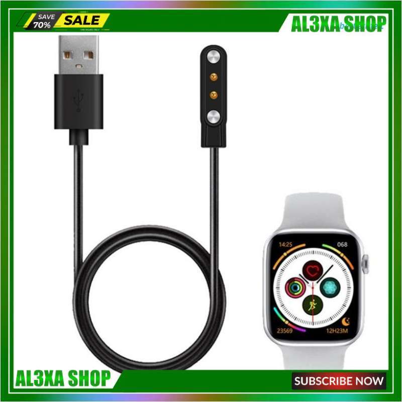 Promo Btm Kabel Charger USB Dgn Konektor Magnetik Smartwatch W26