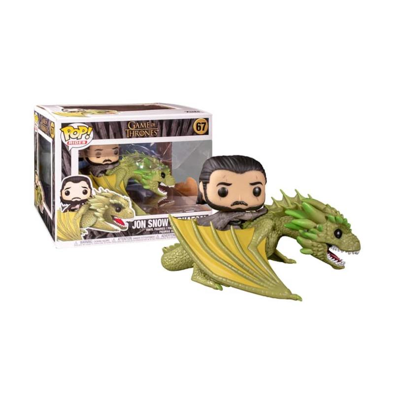 Jual Funko Pop Rides Game Of Thrones Jon Snow With Rhaegal 67 Action Figure Online Desember 2020 Blibli