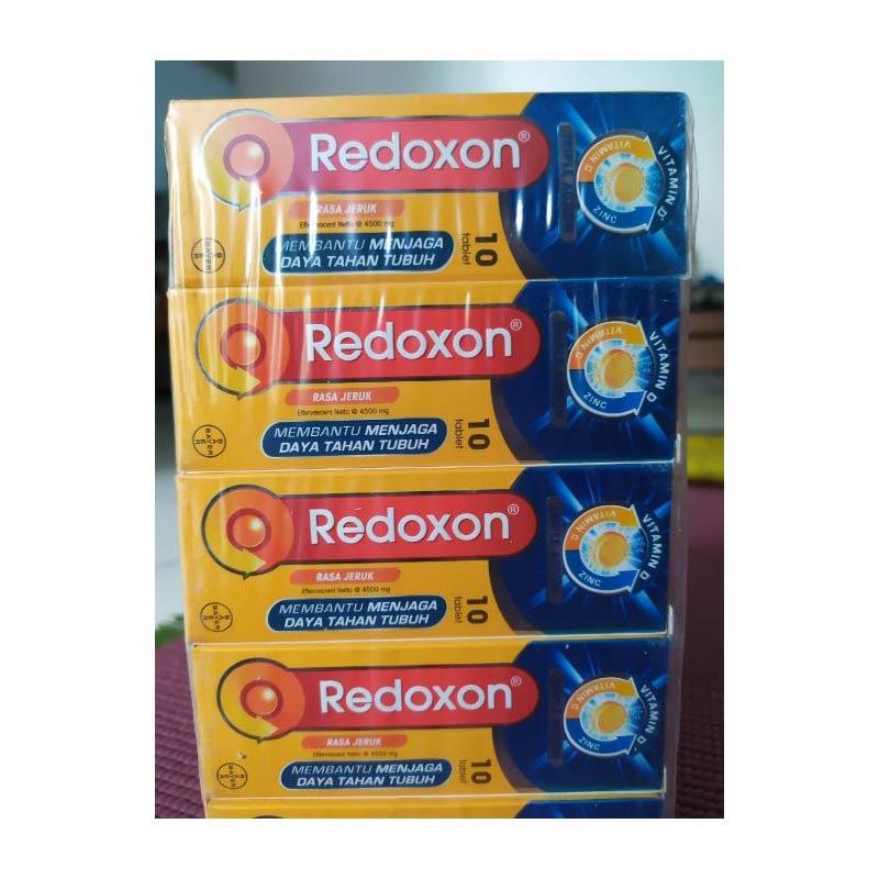 redoxon triple action vitamin c d dan zinc 10 tablet