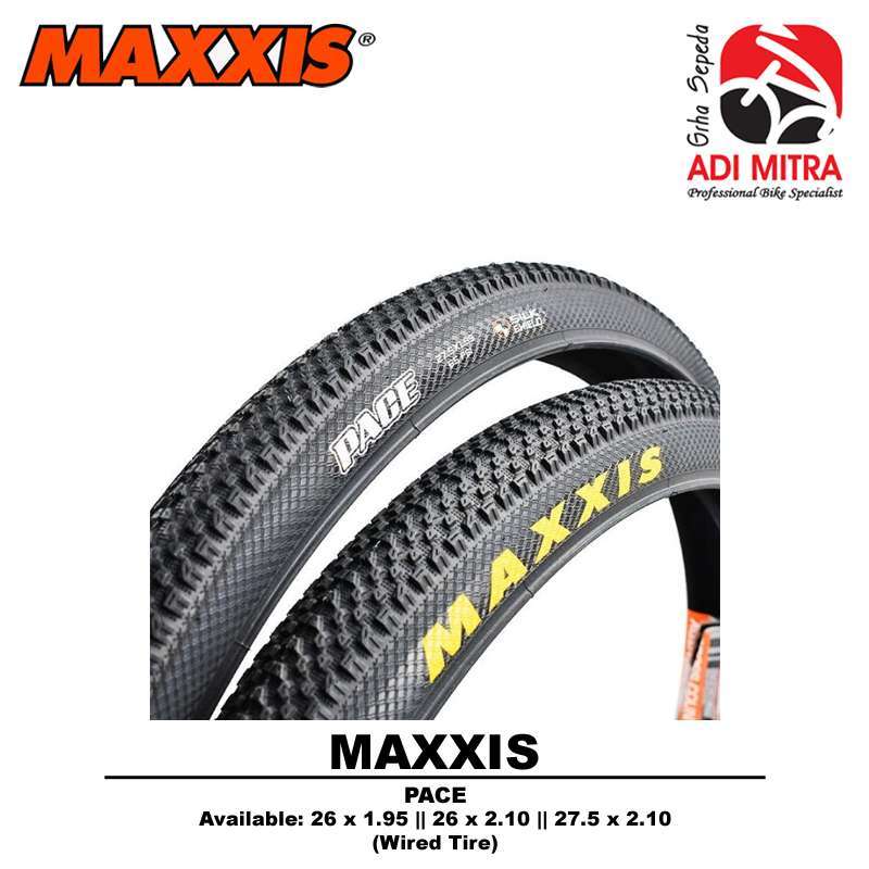 Maxxis Pace Wired Tire Ban Luar Sepeda MTB 26 27.5 inch