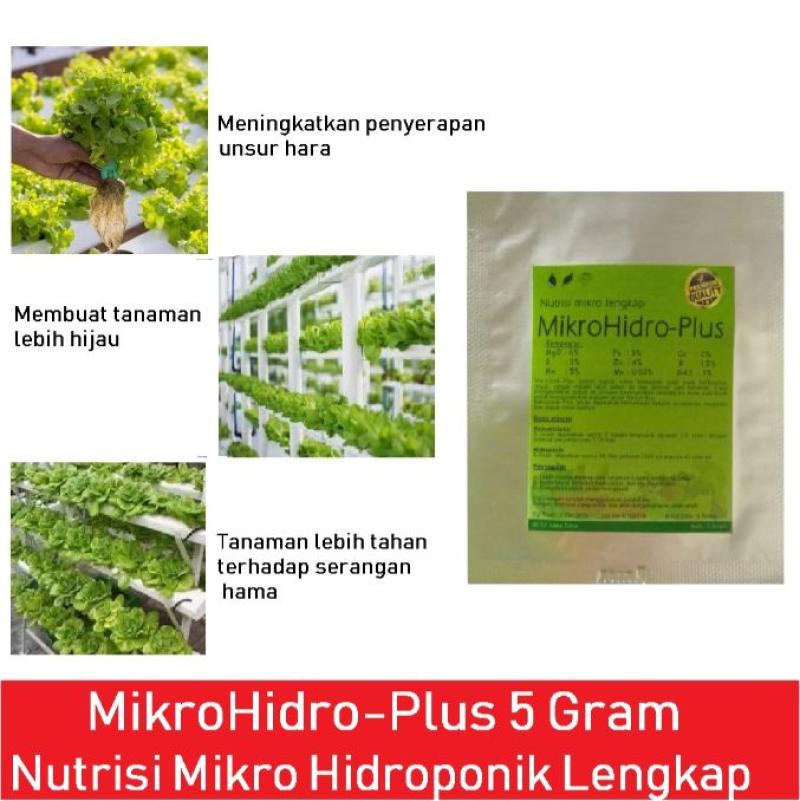Jual Hidroponik Mikrohidro Plus Pupuk 5 G Online Juni 2020