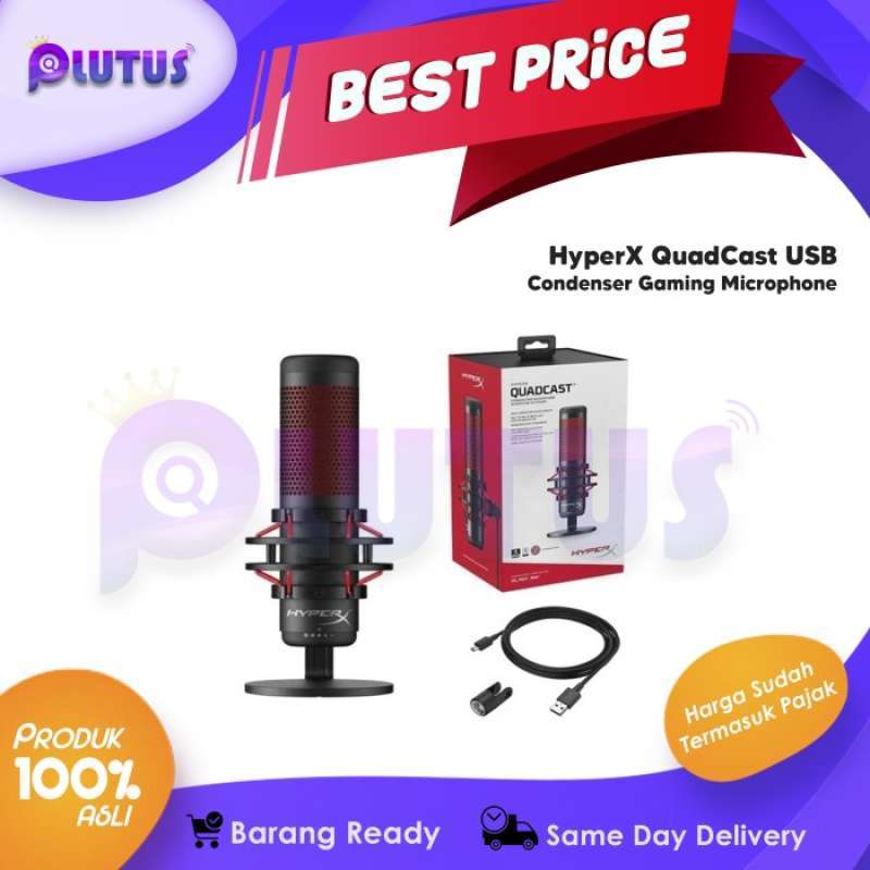 Promo Hyperx Quadcast Usb Condenser 