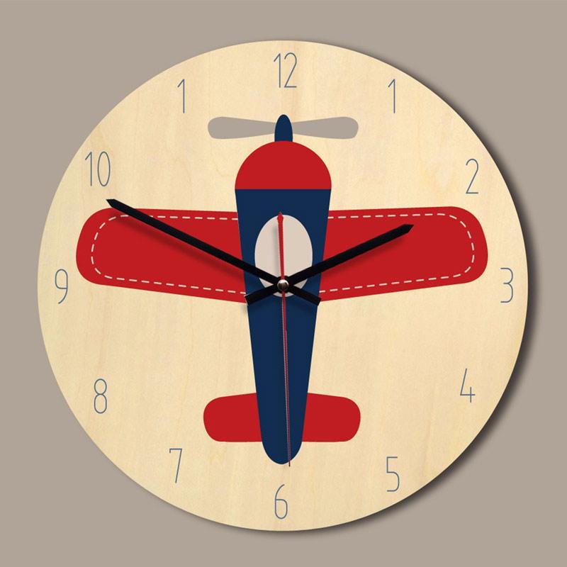 Jual Eds New Creative Wooden Wall Clock Modern Design Colorful