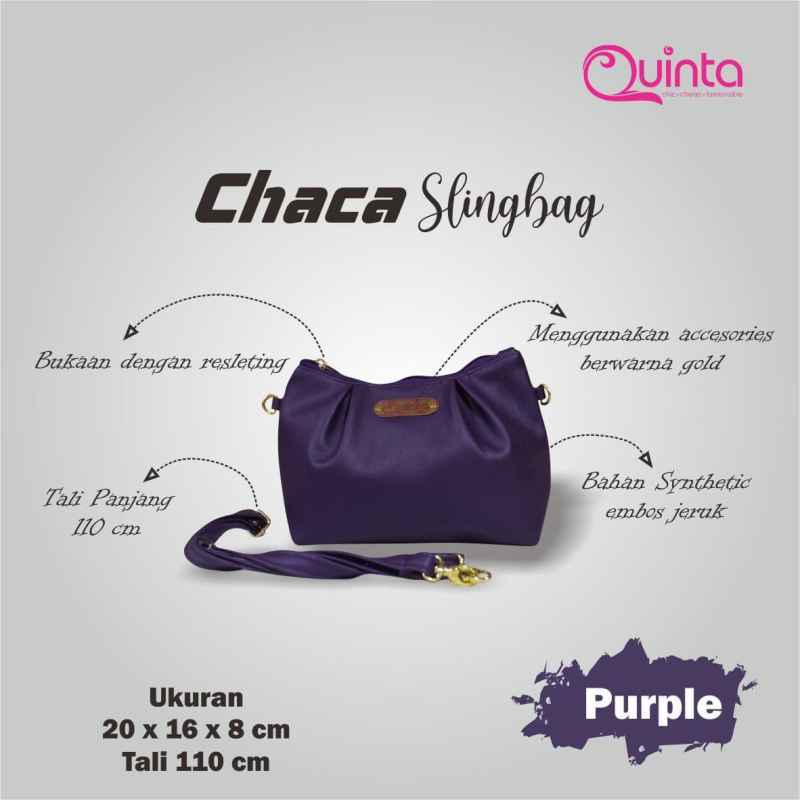 Jual Tas Slempang Sling Bag Murah High Quilty Chaca By Quinta Di Seller Tas Wanita Quinta Wujil Kab. Semarang Blibli