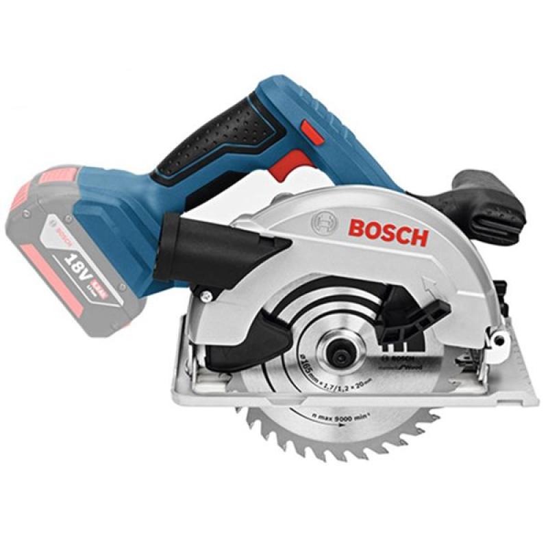 Bosch GKS 18 V Li Cordless Circular Saw atau Gergaji Sirkel Baterai Unit Only 18Volt 165mm