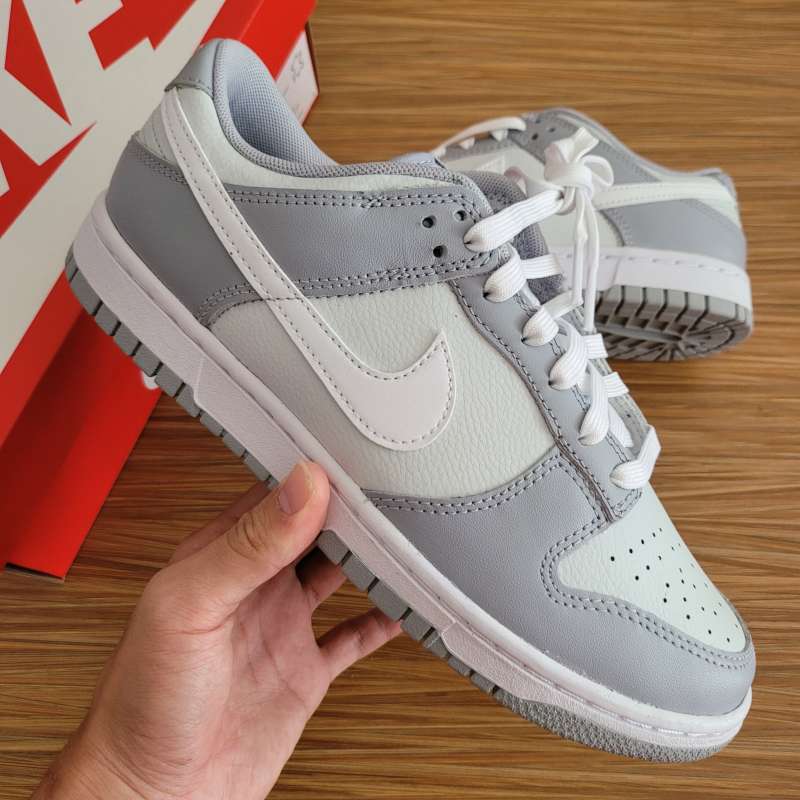 Promo Nike Dunk Low Two Tone Grey || white fog wolf pure platinum Diskon  12% di Seller Forbs - Kebon Sirih, Kota Jakarta Pusat | Blibli
