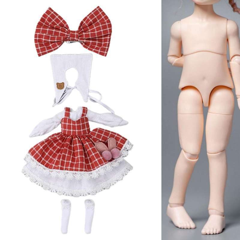 Jual Cute Doll Clothes Set 1 6 Girl Doll with Hair Accessories for