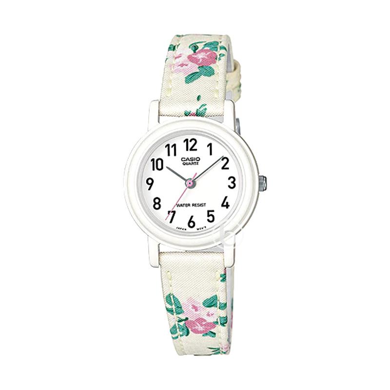 Promo CASIO LQ 139 LB Flower Strap Analog Jam Tangan Wanita