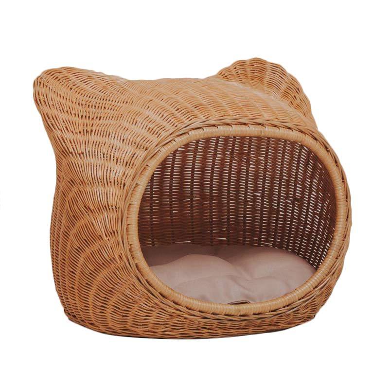 Jual Kukai Telinga Kucing Tempat Tidur Kucing - Natural Brown di 