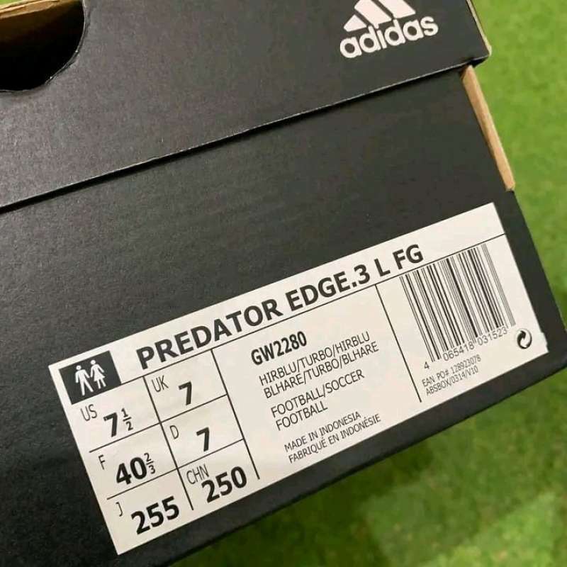 Jual PROMO Sepatu Bola Original Adidas Predator Edge.3 L FG ...