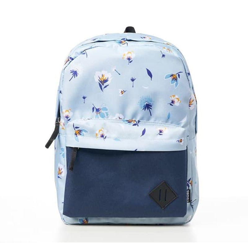 Jual Tonga Kasual Motif Blue Flowers Tas Ransel Wanita Online Oktober 2020 Blibli Com