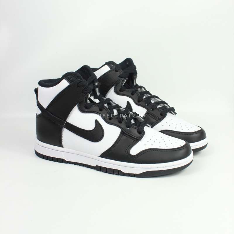 dunk low high black white