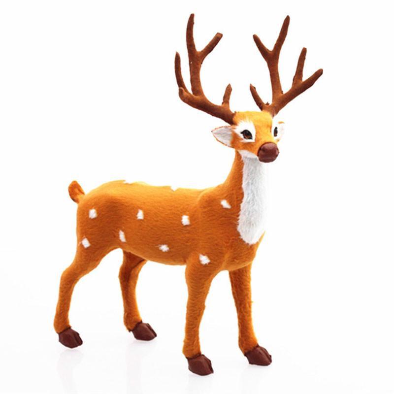 Jual Best Plush Christmas Reindeer Xmas Elk Plush Simulation New Year Gift Christmas Decorations For Home 1 Pcs 25 Cm Online November 2020 Blibli Com