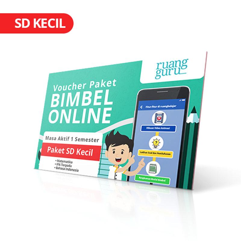 Jual Ruangguru Paket Bimbel Online Ruangbelajar E Voucher 1 2 3 Sd 1 Semester Online November 2020 Blibli