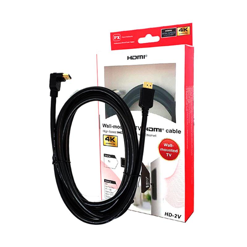 Jual PX HD 2V 4K 90 Derajat L Kabel HDMI Ethernet 2 m di Seller