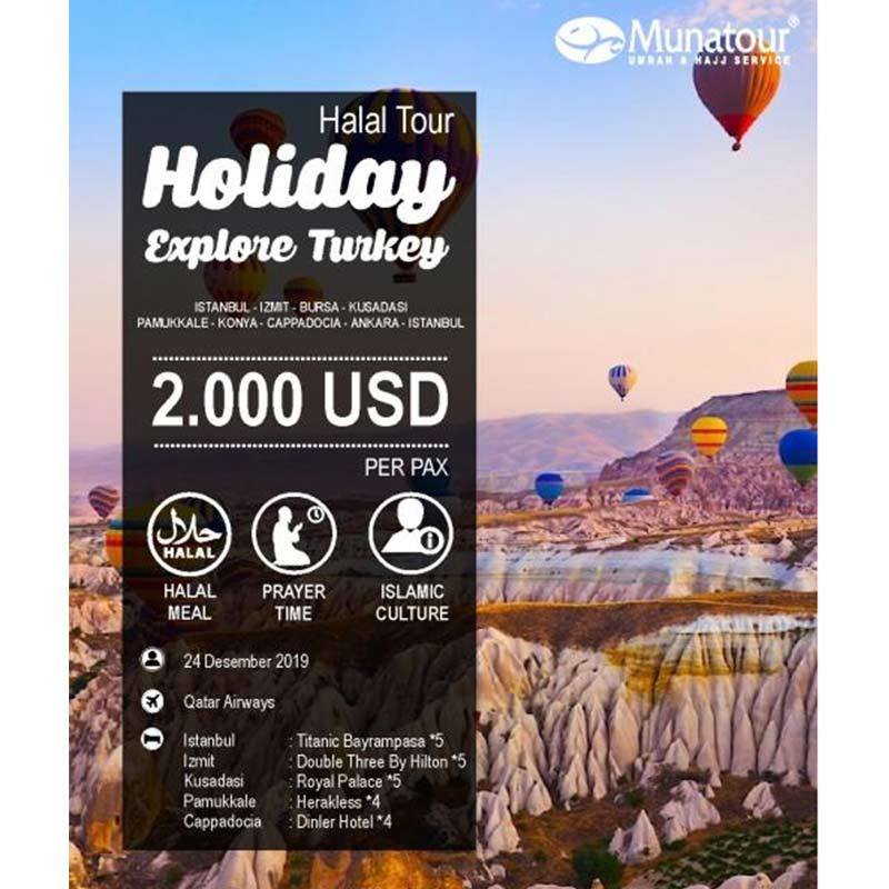 Jual Munatour Holiday Turkey Tour Luar Negeri Dp 9d Online Oktober 2020 Blibli Com