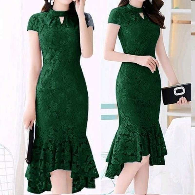 Jual Mini Dress Wanita Brukat Baju Pesta Brokat Casual Remaja Pakaian Korea Xl Army Di Seller Victoria Grosir Kalideres Kota Jakarta Barat Blibli