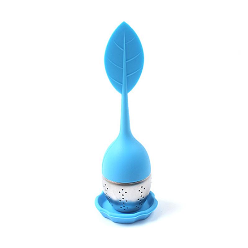 Jual H Ikea Silicone Tea Infuser Reusable Tea Strainer Leaf With Drop Tray Novelty Tea Ball Herbal Spice Filter Tea Tool 6 Colors Online September 2020 Blibli Com