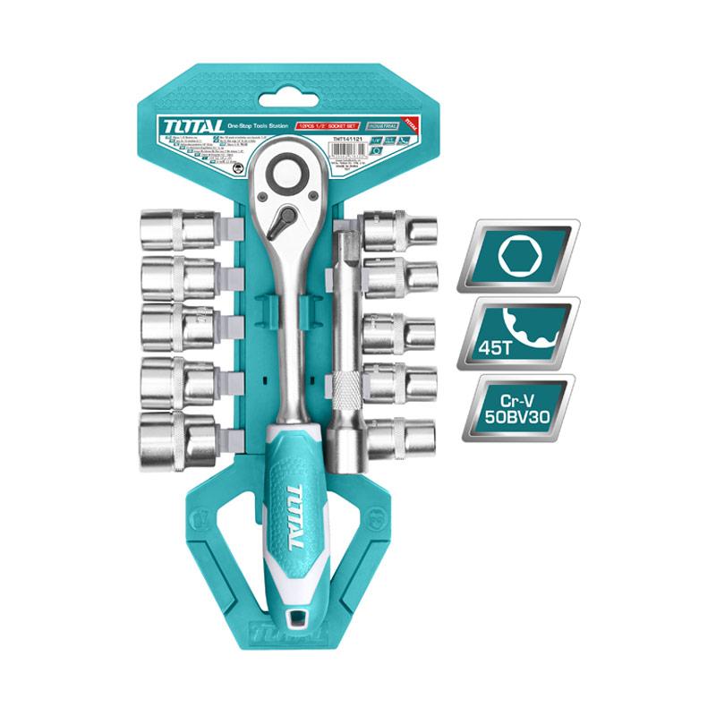 Jual Total Tools Tht141121 Socket Set 1 2 Inch 12 Pcs Online Desember 2020 Blibli