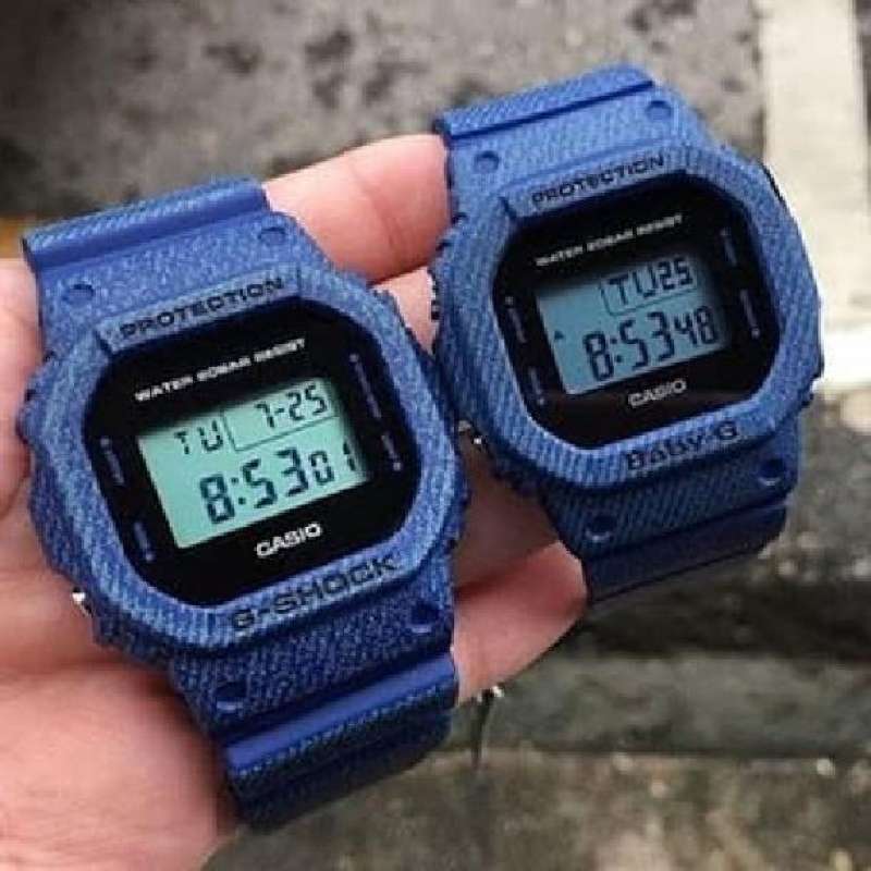 G shock denim discount couple