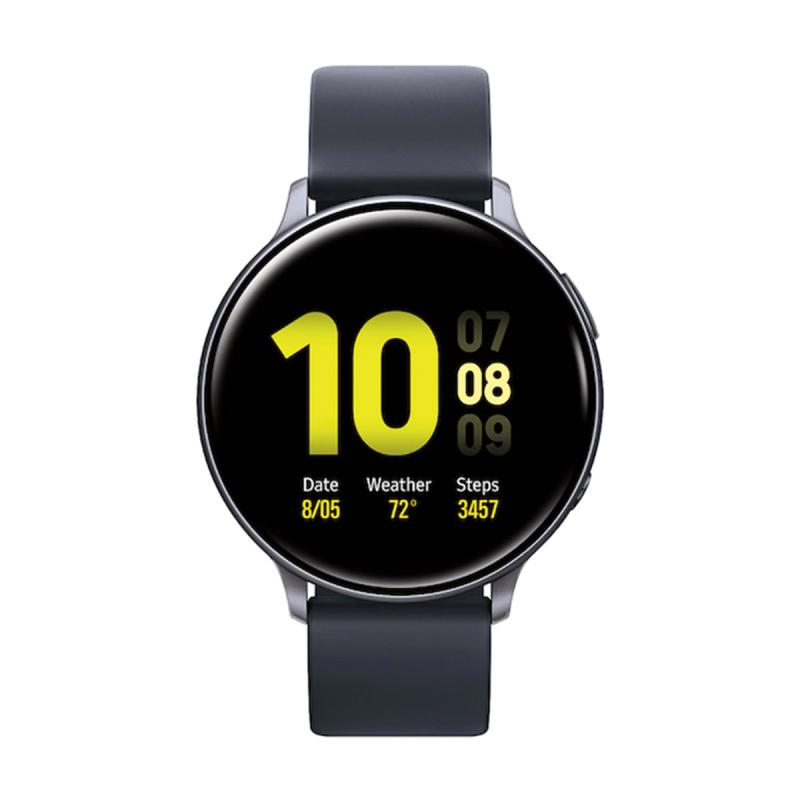 Jual Samsung Galaxy Watch Active 2 Aluminium Smartwatch Aqua Black 44 Mm Strap Online Oktober 2020 Blibli Com