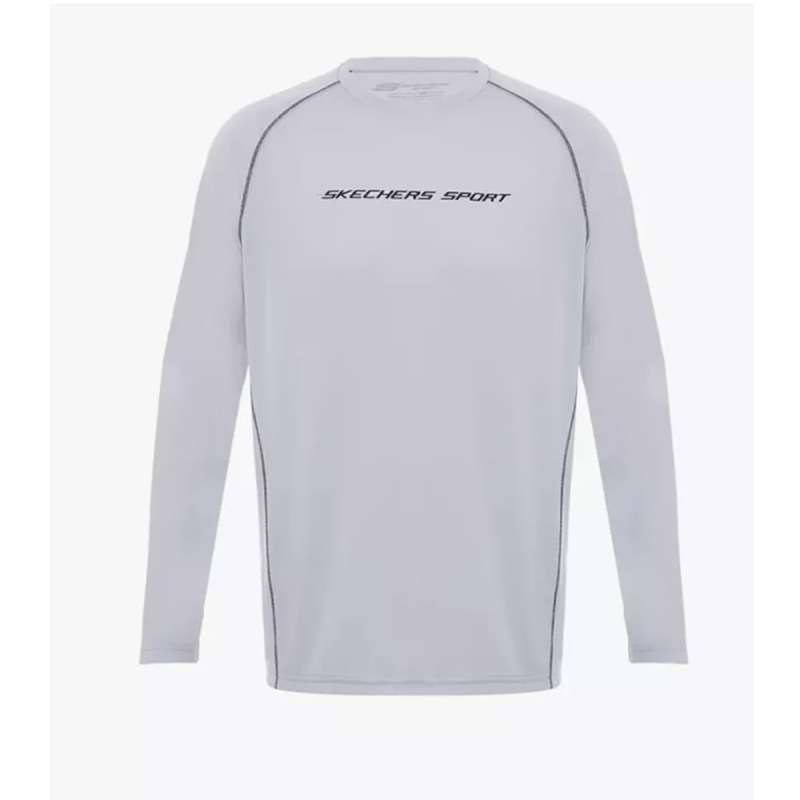 Skechers t outlet shirt mens silver
