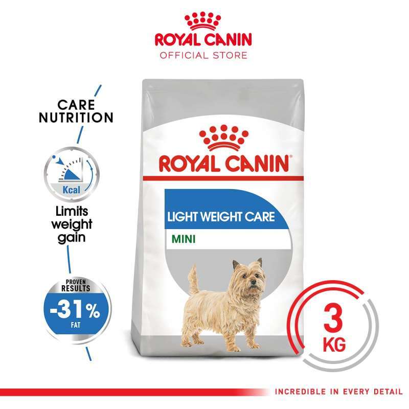 Promo Royal Canin Mini Light Weight Care 3kg Dry Makanan Anjing
