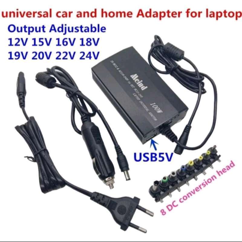 Jual Adaptor Universal Laptop 100watt Ac DC Charger Notebook 100