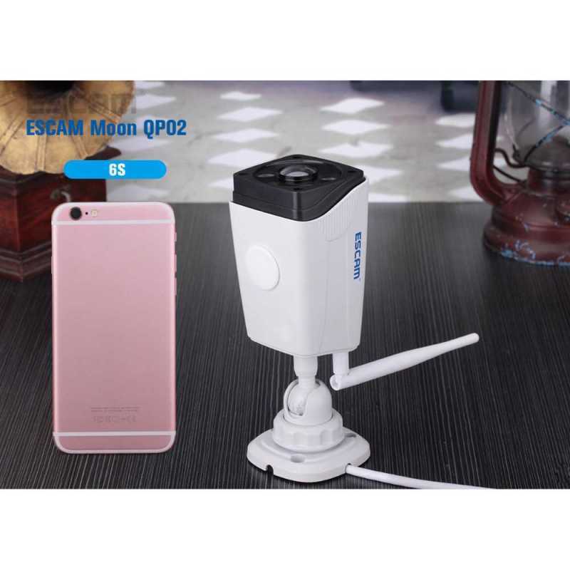 Jual GST ESCAM Moon QP02 WiFi IP Camera CCTV 1 4 Inch 2MP 1080P