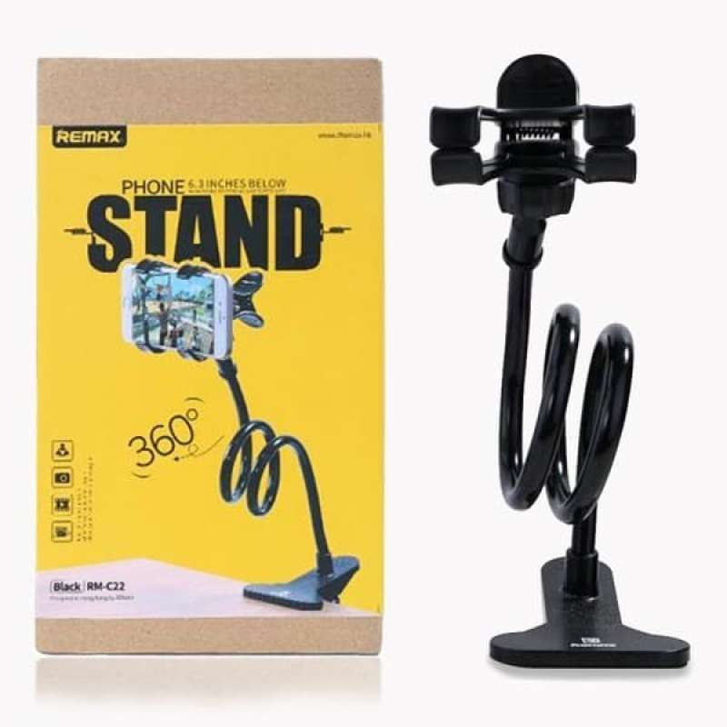 Promo Remax Lazypod Lazy Stand Neck Pod Hp Phone Holder Clip