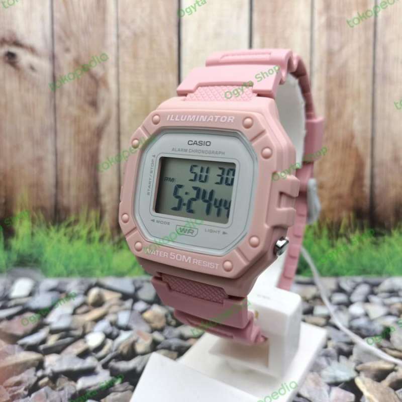 Jam casio clearance pink