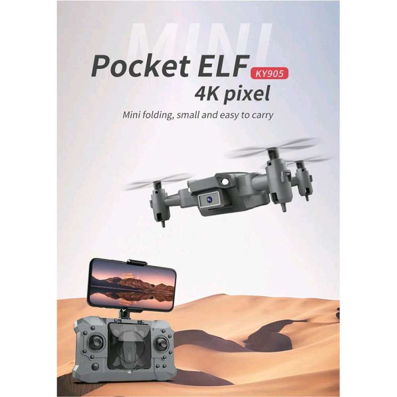 Jual XIN KAI YANG Mini Pocket ELF Quadcopter Drone RC WiFi Camera