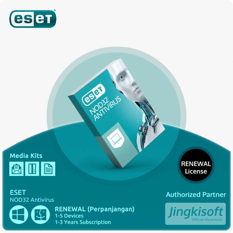 Jual [renewal] ESET NOD32 Antivirus (4-Device) di Seller ...