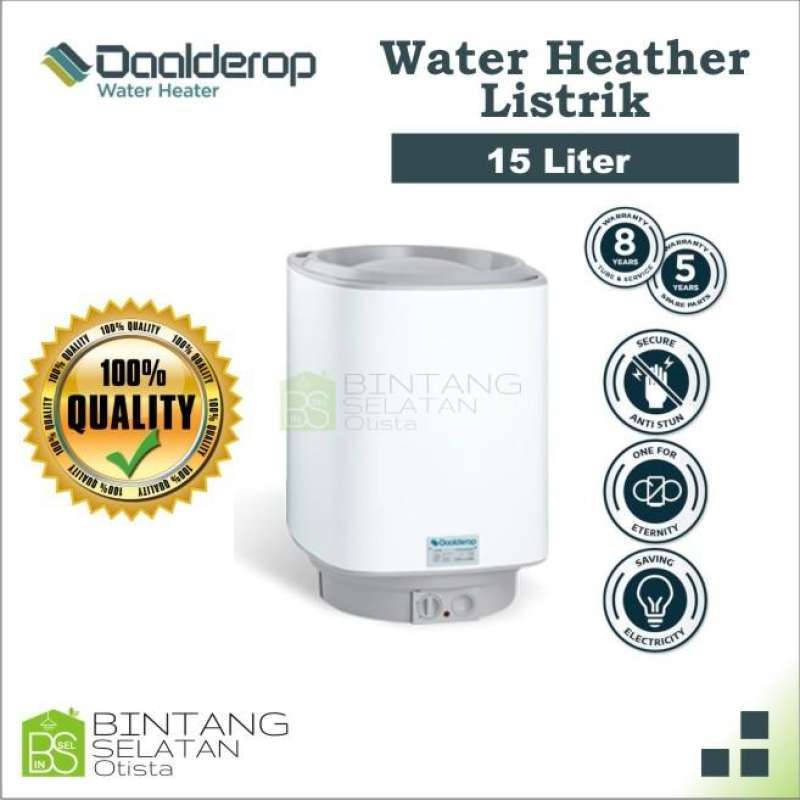 Promo WATER HEATER/ PEMANAS AIR LISTRIK DAALDEROP 15LITER Diskon 1% di  Seller BINTANG SELATAN 347 BDG - BINTANG SELATAN 347 | Blibli