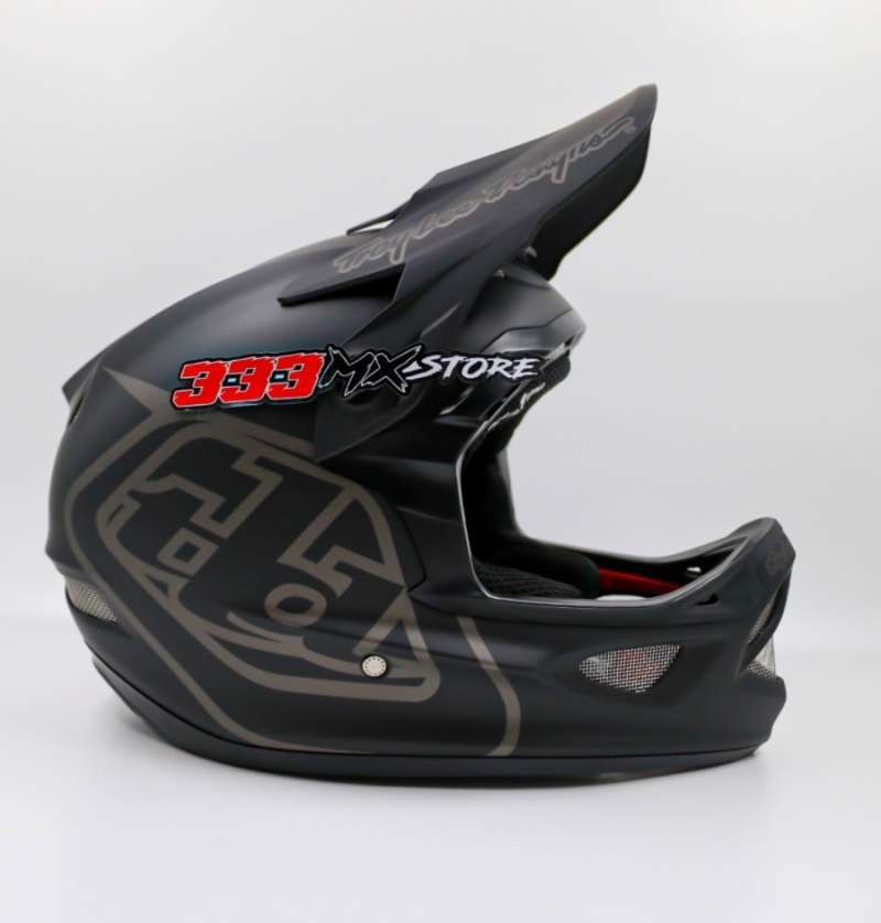 Jual HELM MTB TLD D3 MATT BLACK HELM SEPEDA DOWNHILL TLD D3 TROY